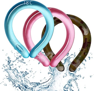 Neck Cooling Tube Wearable Cooling Neck Wraps for Summer Heat 