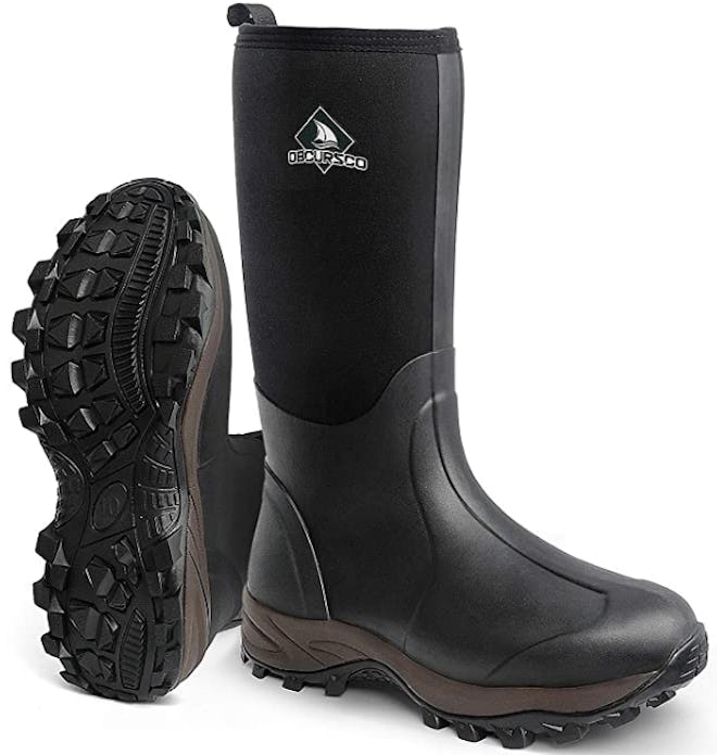 Obcursco Insulated Neoprene And Rubber Boots