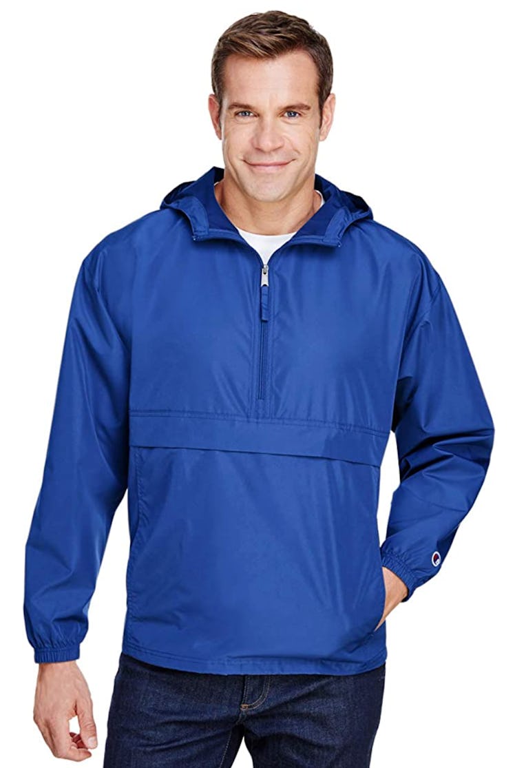 Champion Men's Packable Anorak Quarter-Zip Jacket