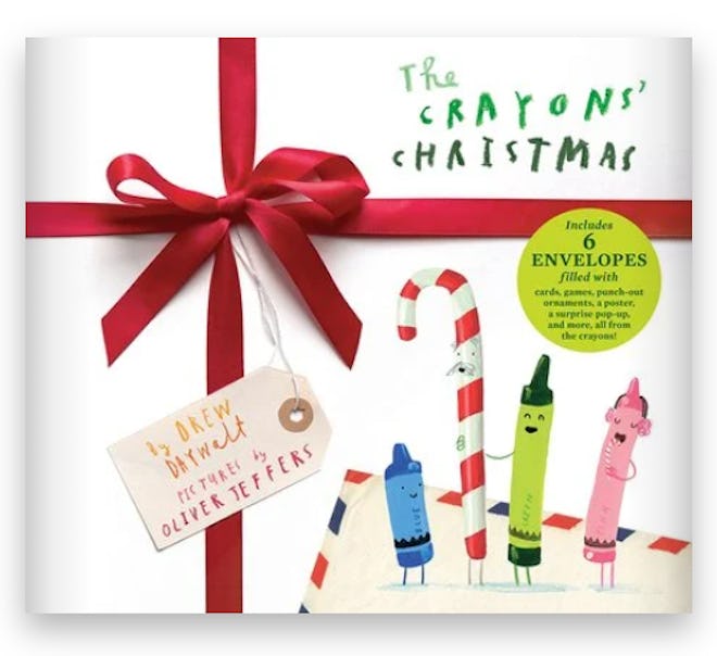 "The Crayons' Christmas" by Drew Daywalt, illustrated by Oliver Jeffers makes a great Christmas book...