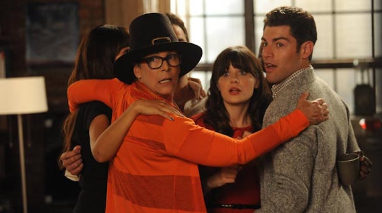 The cast of 'New Girl' gather for Thanksgiving in the episode "Parents."