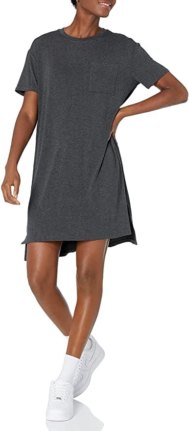 Daily Ritual Boxy Pocket T-Shirt Dress
