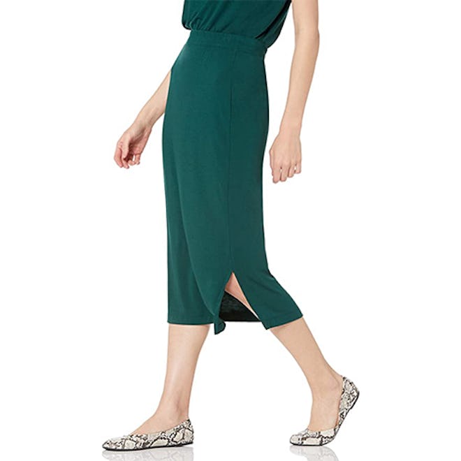 Amazon Essentials Pull-On Knit Midi Skirt