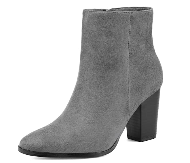 DREAM PAIRS Chunky Block Heel Ankle Booties