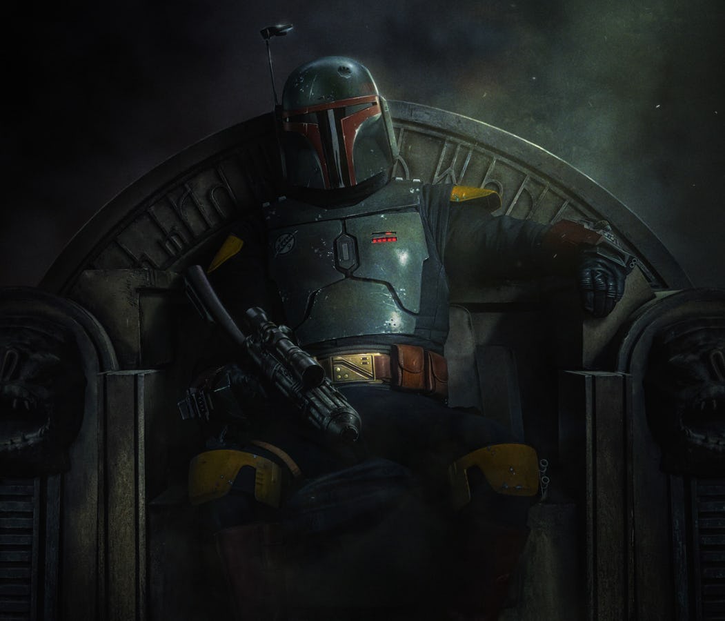 An insert from the 'Book of Boba Fett' trailer
