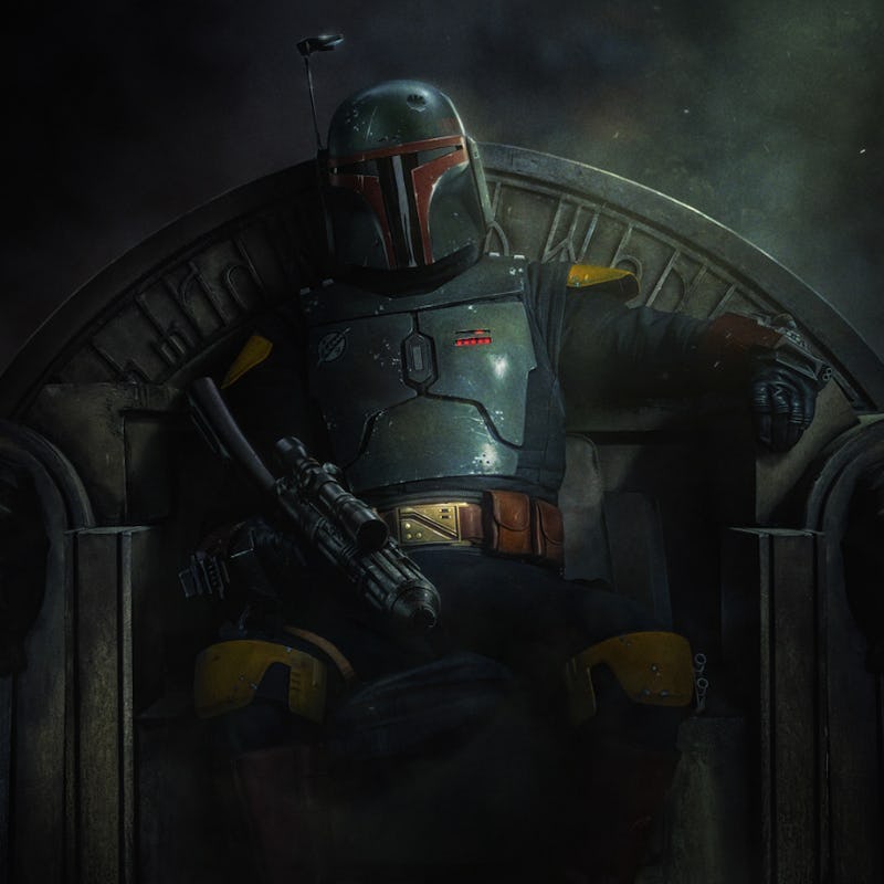 An insert from the 'Book of Boba Fett' trailer