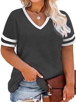 ROSRISS V-Neck Tunic TShirt