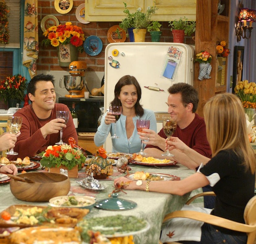 Gather around the table for a fun 'Friends'-themed Friendsgiving party.