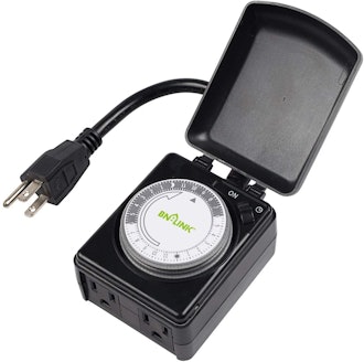 BN-LINK Outdoor Mechanical Dual Outlet Timer