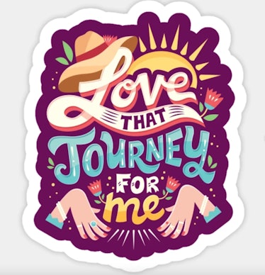 Love That Journey For Me Stickers