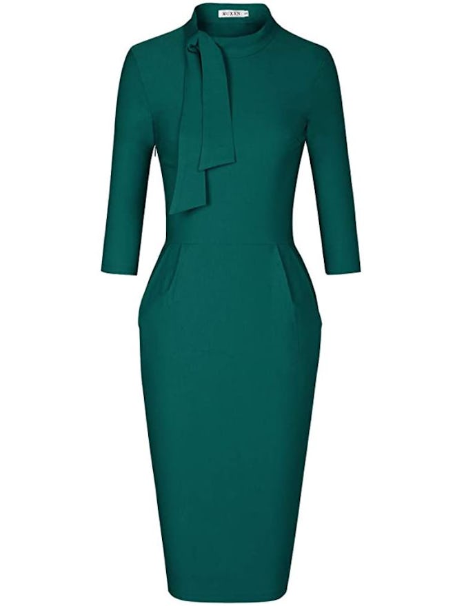 MUXXN Formal Cocktail Dress with Pockets