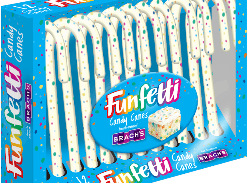 Here's where you can buy Brach's Funfetti Candy Canes for the holidays 2021. 