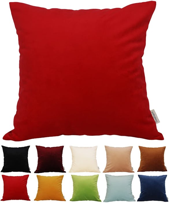 TangDepot Velvet Throw Pillow Covers