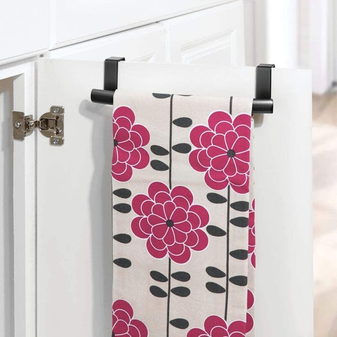 mDesign Over Cabinet Towel Rack