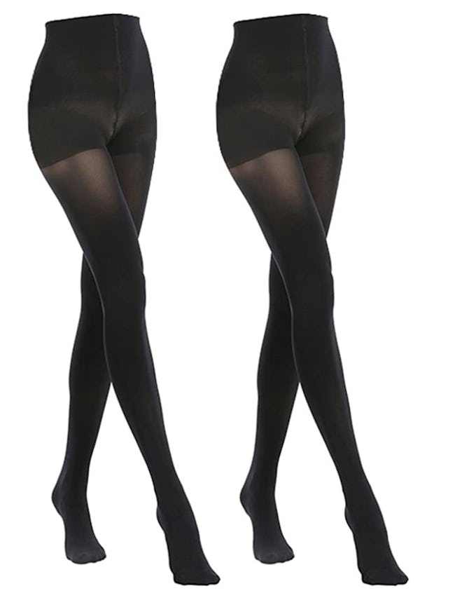 MANZI Opaque Control Top Tights (2-Pack)