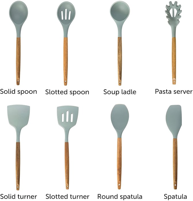 Home Hero Silicone Kitchen Utensil Set (8 Pieces)