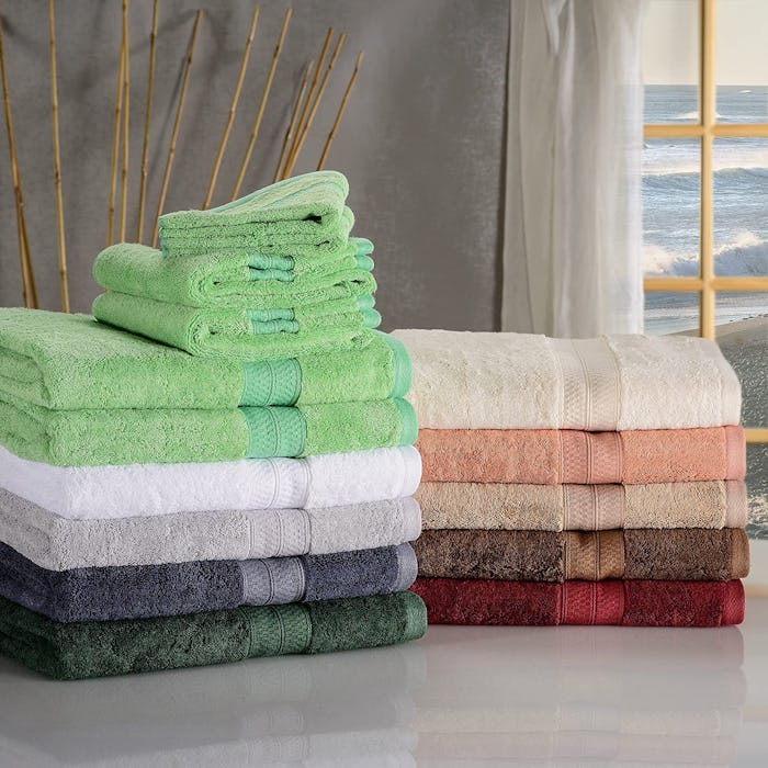 Superior Bamboo Bathroom Towel Set (6 Pieces)