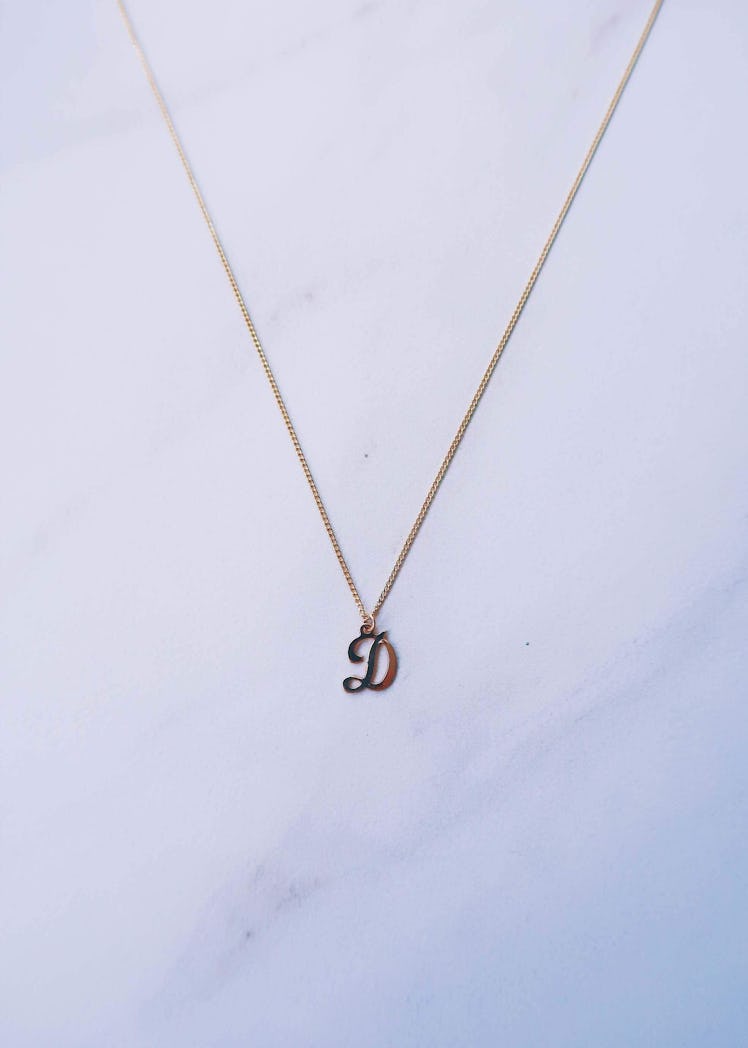 Gold Filled Initial Pendant