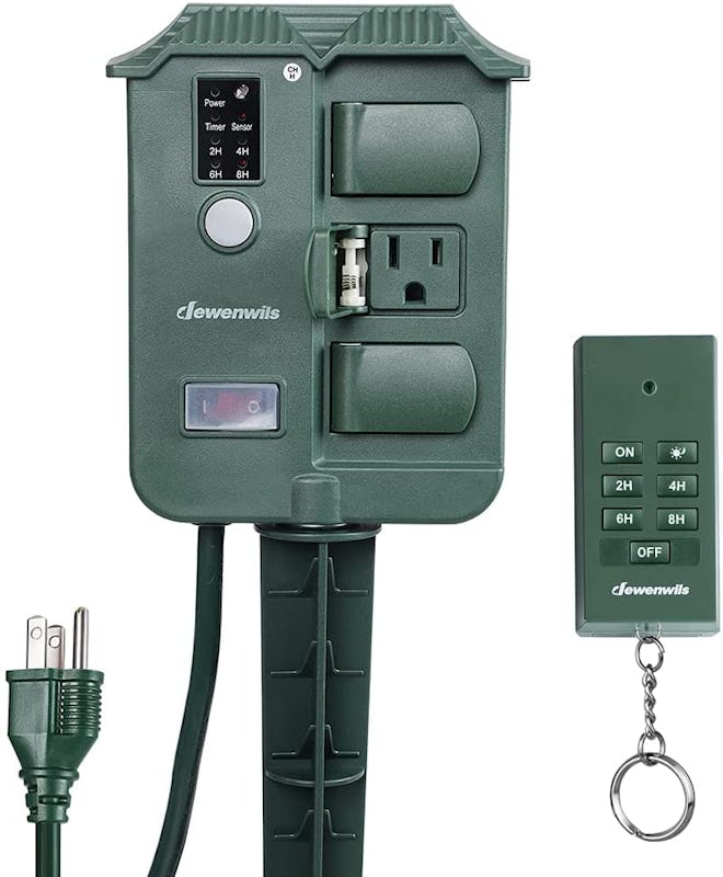 DEWENWILS Outdoor Mechanical Power Stake Timer