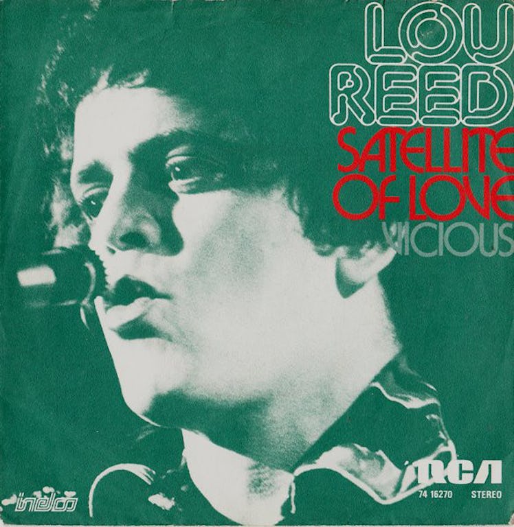 Lou Reed" Satellite of Love" single cover 