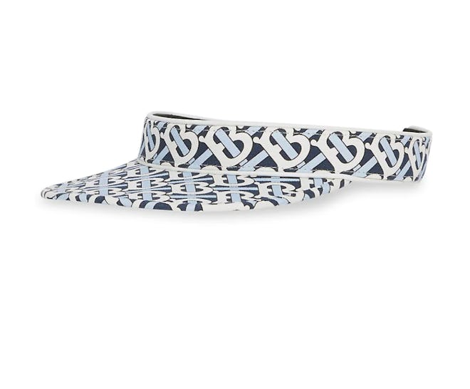 Burberry Monogram Print Cotton Visor