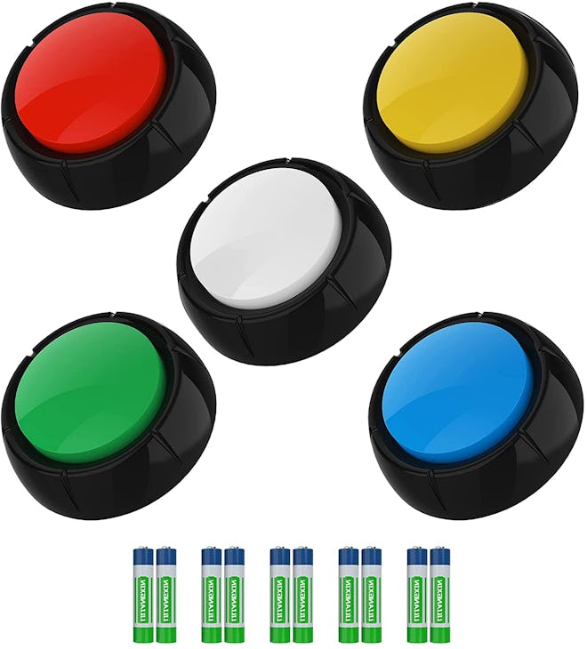 llmiin Dog Buttons for Communication (Set of 5)