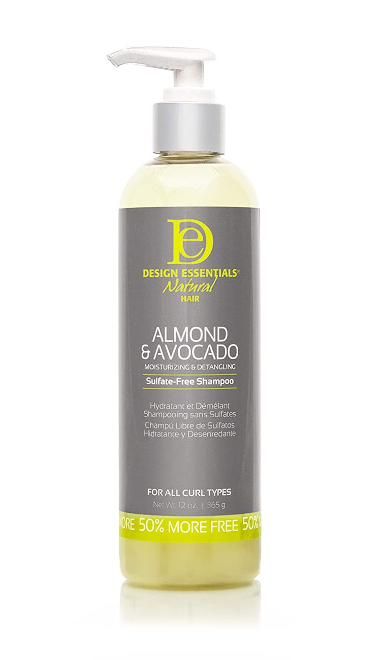 Design Essentials Almond & Avocado Moisturizing & Detangling Sulfate-Free Shampoo