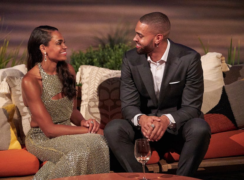 Michelle Young and Nayte Olukoya on Season 18 of 'The Bachelorette.'