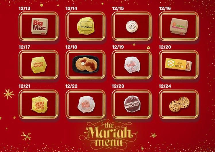 Here's what to know about McDonald's Mariah Carey menu for Christmas 2021. 