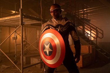 Anthony Mackie as Sam Wilson in The Falcon and the Winter Soldier Episode 6