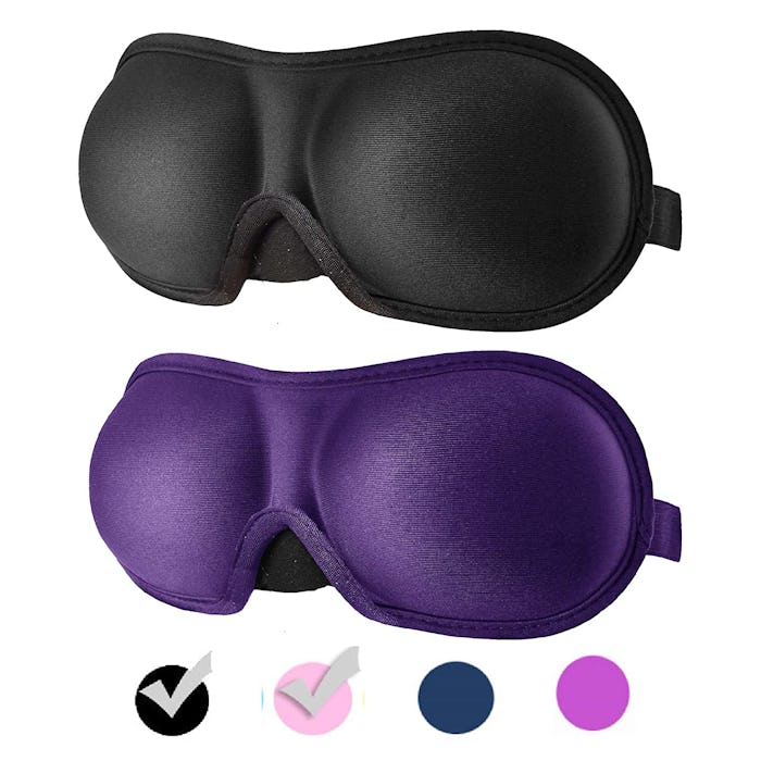 REEBENT 3D Eye Mask For Sleeping (2-Pack)