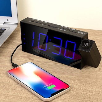 Mesqool Projection Digital Alarm Clock