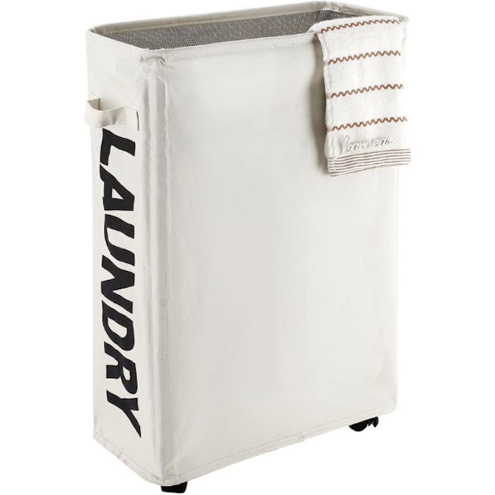Caroeas Rolling Slim Laundry Basket
