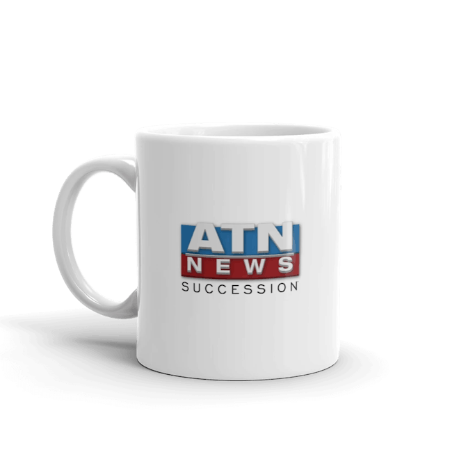 ATN News mug from 'Succession'