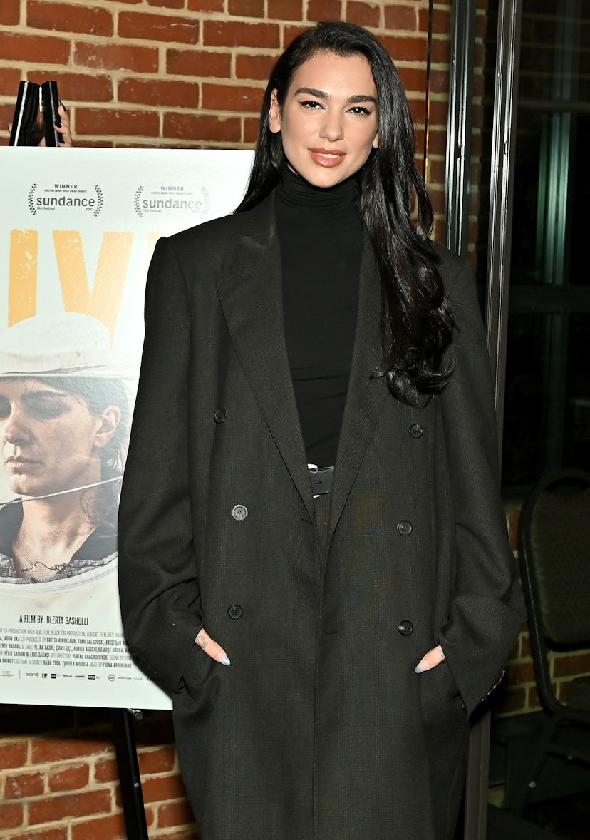 Dua Lipa at the Washington, DC screening of the motion picture, "Hive"