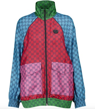 Gucci GG silk twill track jacket