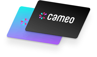 digital gift card from cameo