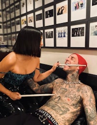 Kourtney Kardashian and Travis Barker's body language has gotten much steamier and closer over time.