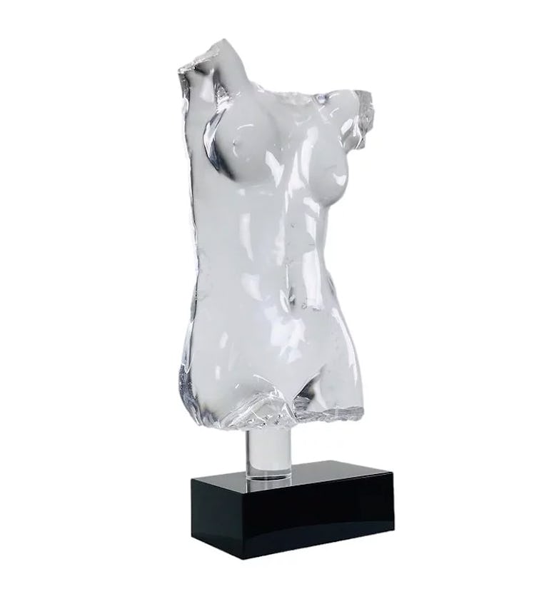 #5825 Lucite Nude "Torso" Sculpture