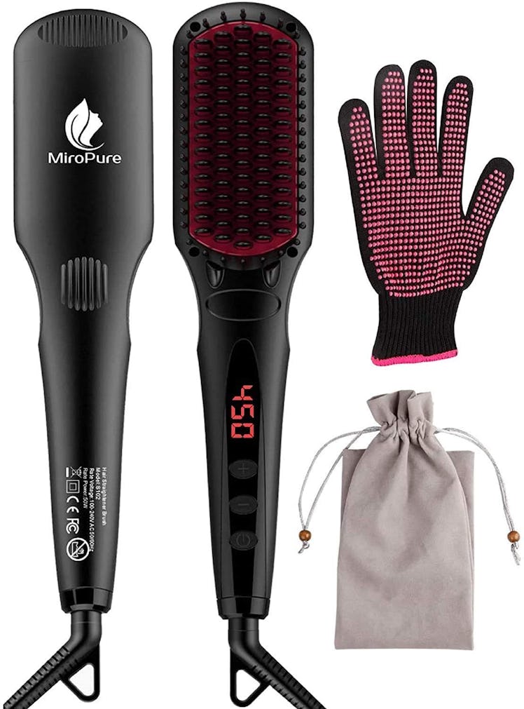 MiroPure Enhanced Hair Straightener Brush