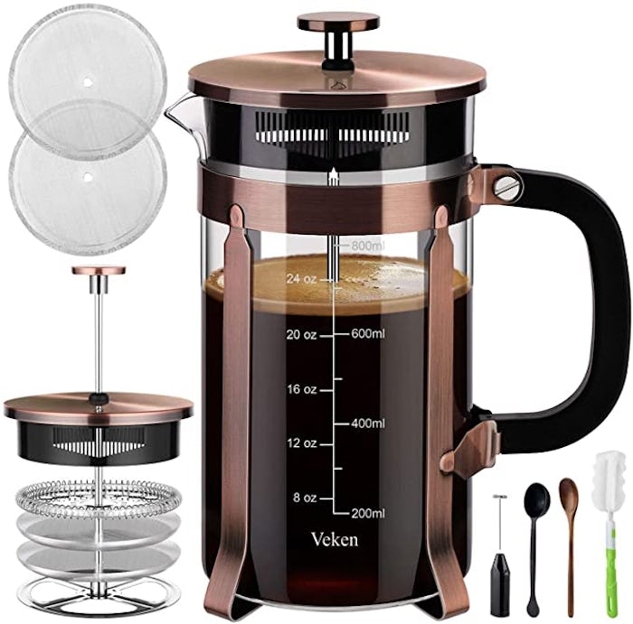 Veken French Press Coffee Maker (34 oz.)