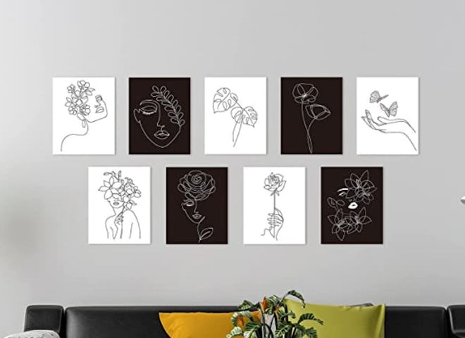 Outus Minimalist Line Prints (9-Pack)