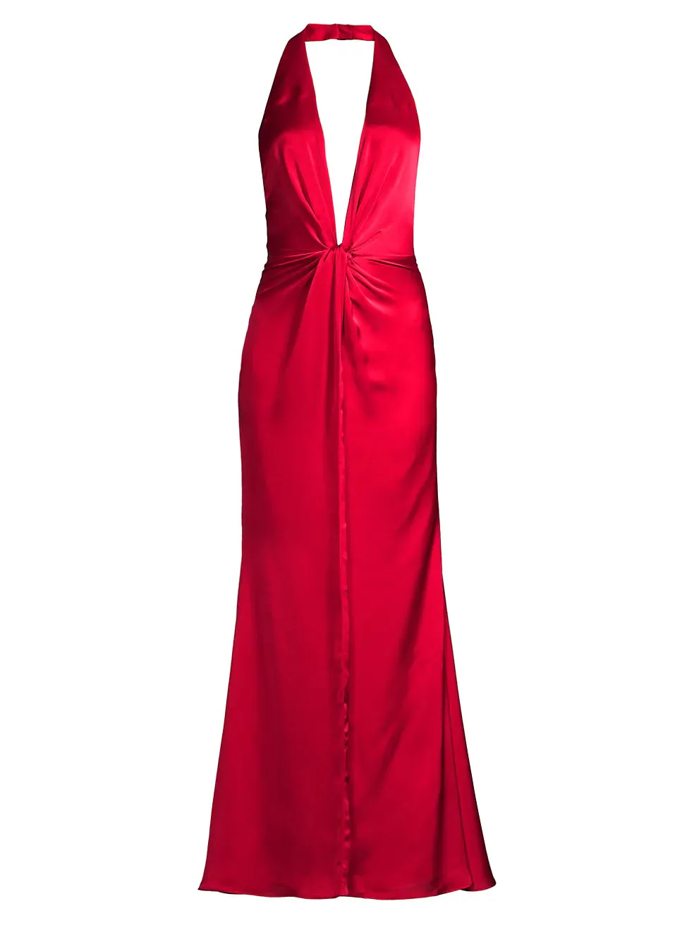 open lace back dress Meghan Markle Women in Leadership Event 2024 Red Dress