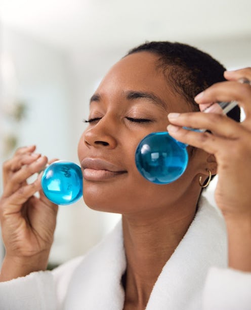Aceology makes facial ice globes for at-home skin care.