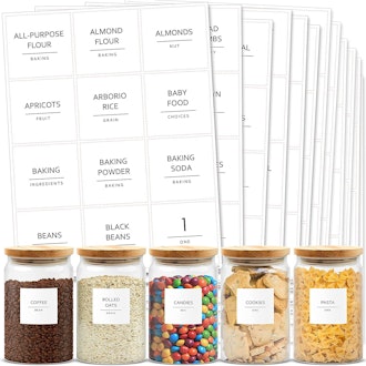 Talented Kitchen Minimalist Pantry Labels Set (144-Pack)