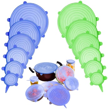 Adpartner Silicone Stretch Lids (12 Pack)