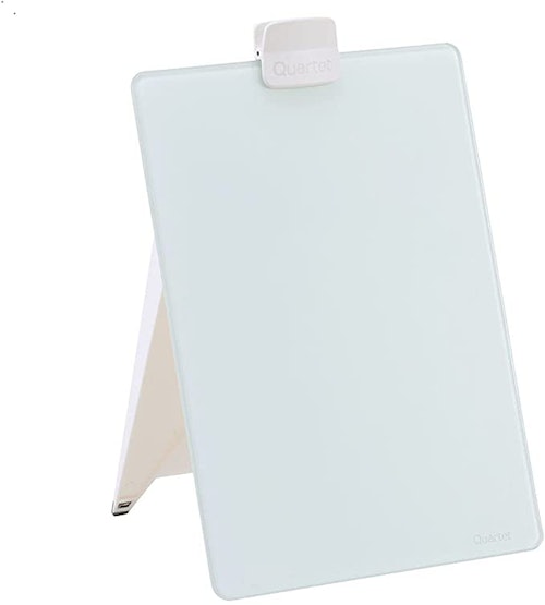 Quartet Glass Whiteboard Desktop Easel