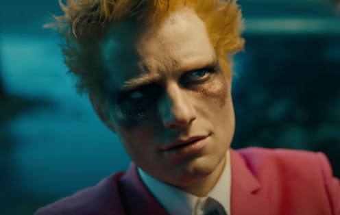 Ed Sheeran in the "Bad Habits" music video.