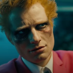 Ed Sheeran in the "Bad Habits" music video.