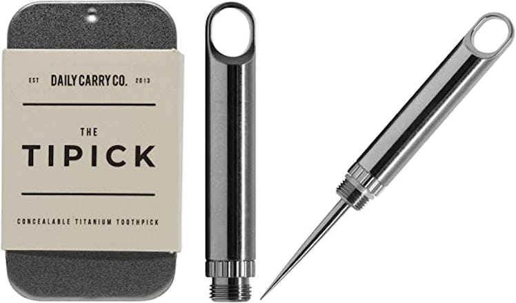 The TiPick - World's Smallest Titanium Toothpick 